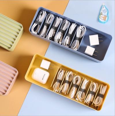 China Modern Home Organizer Security Wire Cable Protection Storage Boxes Separate Plastic Multifunctional External Cable Storage Management Holder for sale