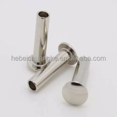 China Factory Direct High Quality Cheap Hollow Rivet Tubular Rivet Machinery China Factory Sale Flat Head Steel Rivets for sale