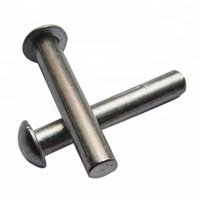 China Industry China Manufacturer High Quality Round Head Semi Tubular Rivet Steel Rivets Solid Rivets for sale