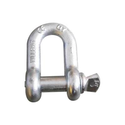 China Custom Heavy Industry CK Bulk Size Bow Shackle D Ring Shackle Stainless Steel G209 Bow Shackle for sale