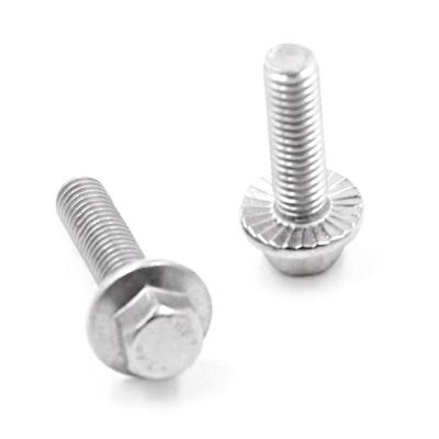 China Professional Stainless Steel Supply M5-M20 DIN 6921 Customized Hexagon Flange Bolts Hex Flange Head Bolt Stainless Steel for sale