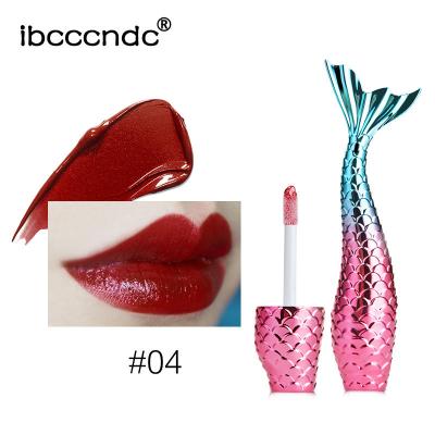 China Low MOQ Mermaid Moisturizing Lip Gloss Beaded Lip Gloss Waterproof Lip Gloss for sale