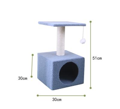 China Double Color Cat Tree With Playing Ball Ningbo Viable Size Of Large for sale