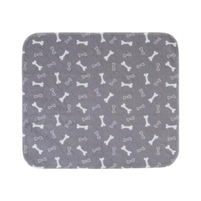 China Viable Wholesale Popular Place Polyester Dog Pad Comfortable Washable Water-absorbing Training Mat Pad for sale