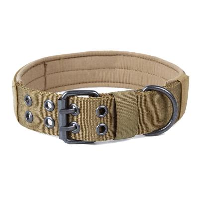 China Fashion Viable Wholesale Trend High Quality Adjustable Durable Nylon Dog Training Collar For Large Dogs for sale