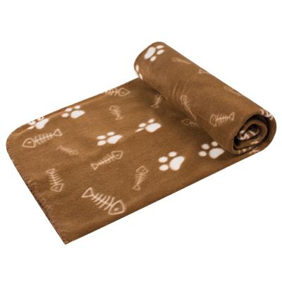 China Travel Wholesale Cheap Comfortable Plush Foldable Dog Blanket for sale