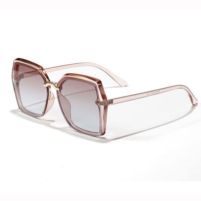 China Custom Square Fashion Classic Sunglasses Fashion Sun Glasses Female Sun Glasses Big Frame Women 2021 for sale