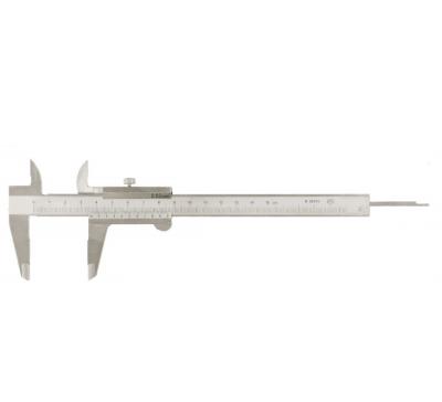 China High quality monoblock stainless steel Vernier Caliper for measurment OD, ID and depth 0-100MM for sale