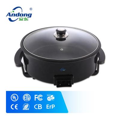 China RV Andong Kitchen Aid 1500W Good Electric Grill Pan Simmer Pot With Non Stick Liner for sale