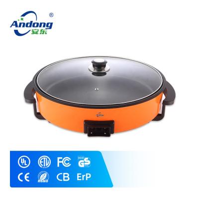 China Hotel Andong Hot Sale Factory Round 1500W Electric Skillet for sale