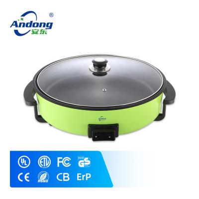 China Andong Factory Hot Sale Adjustable Temperature Round Deep Fryer 1500W for sale