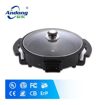 China Hot Sale Hotel Andong 30cm Black Cooking Pan With 4cm Depth for sale