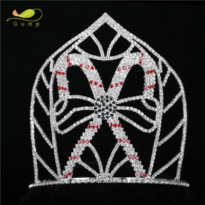 China Custom Christmas Crystal Rhinestone Tiara Pageant Crown CN-17274 for sale