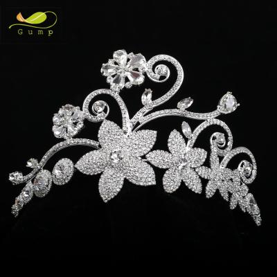 China Flower Shape Crown Wedding Hair Accessories for Women CN-17265 for sale