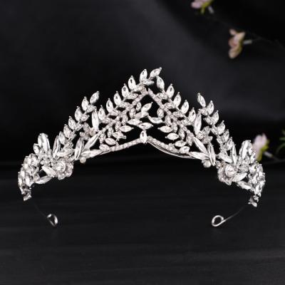 China Wedding Bridal Crown Rhinestone Crystal Tiara Hair Accessories HG-210802 for sale