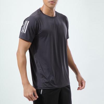 China Low price QUICK DRY men's base layer gym slim fit soft nylon t-shirt for sale