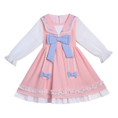 China Washable school uniform princess dress childrens clothing lolita dress Customization skirt for sale