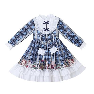 China Washable Custom Casual Sweet Women Clothing Solid Colour Lovely Lolita Teenage Girls Dress for sale