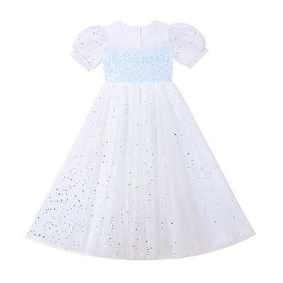 China Washable in the summer of 2022 new Barbie dress children dress show clothing sparkle princess sweet dress with short sleeves for sale