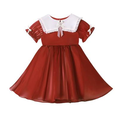 China New washable children's female children's wear dress 2022 summer children's princess dress girl's dress girl's big in the summer of the for sale