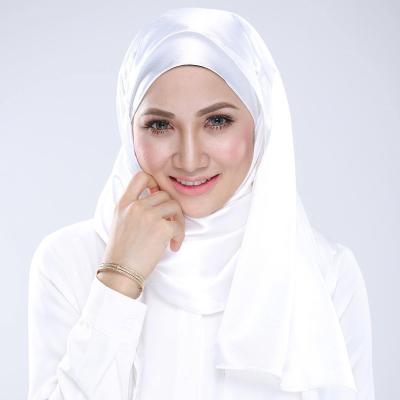 China Arab Simple Hijab Scarves Malaysia Muslim Turban Scarf Simple Stretch Arab Women Head Stoles Fashion Shawl Muslim Hijab for sale