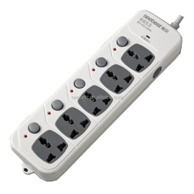 China Overload Protection Switch 10 Power Extension Individual Socket And Lightning Protection Outlet And Lightning Protection 5 for sale