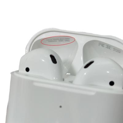 China Best Quality Noise Canceling Viable 1:1 Apple Airs Airind Gen2 Pro Wireless Earphone Earbuds For Iphone TWS air2 earbuds for sale