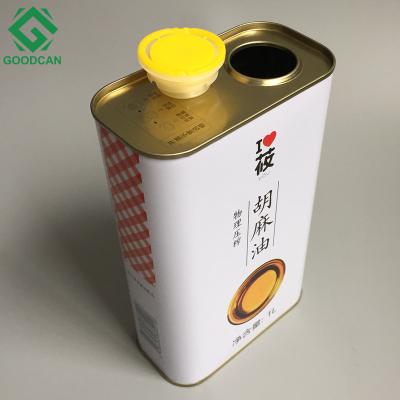 China Custom Oil Metal Stainless Steel Olive 1L-10L Oil Container Metal Box for sale