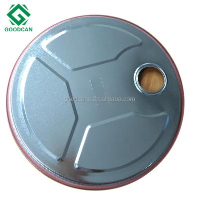 China Non spill tin plate type easy open paint can drum from top cover and end for sale