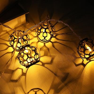 China Lantern Customize Metal Holiday Christmas Led Fairy Lights Lantern Decoration with 8 