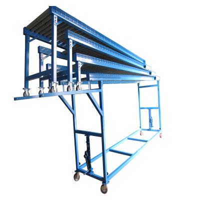 China Heavy Duty Heat Resistant Truck Loading Heavy Duty Cheap Extendable Gravity Telescopic Roller Conveyor for sale