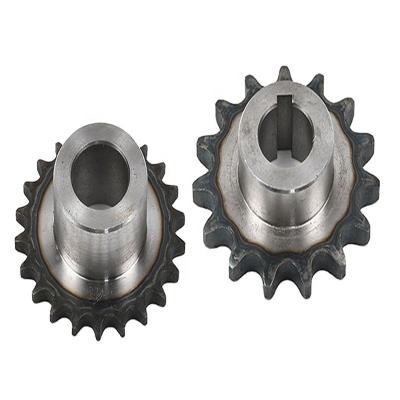 China Hotels 08B12T Steel Simplex Chain Sprocket For 50mm Diameter Conveyor Roller for sale