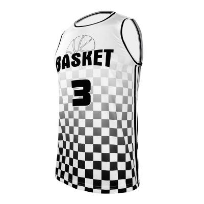 China HOSTARON Antibacterial Breathable Custom Number Basketball Tops Black Adult Size Basketball Tank Tops for sale