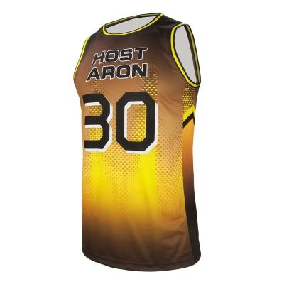 China HOSTARON High Quality Antibacterial Custom Size Sportswear Mesh Fabric Basketball Jerseys With Numbers for sale