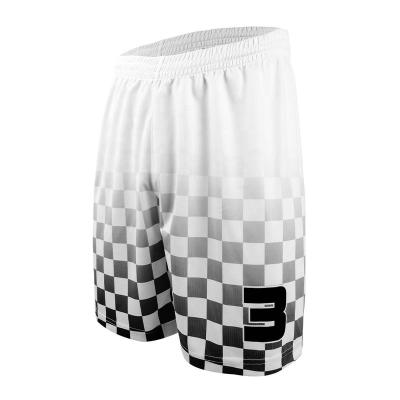 China 2023 HOSTARON Antibacterial Classic Style Custom White Mesh Basketball Shorts Men Color Athletic Shorts for sale