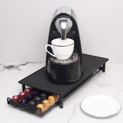 China Sustainable Wholesale Metal Powder Coating Material Nespresso Coffee Capsule Holder for sale