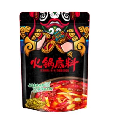 China Disposable Unique Design Plastic Waterproof Food Packaging Three Side Sealing Stand Up Zipper Bags for sale