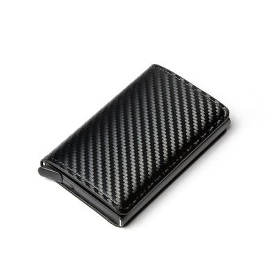 China Factory Customization Carbon Fiber Wholesale Anti-Slip Credit Card Holder Thin Carbon Fiber Credit Card Holder for sale