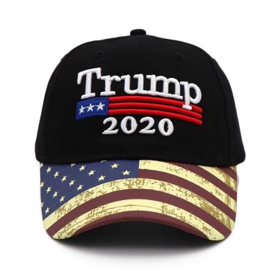 China New Design JOINT Trump Hats For Trump Election Logo Embroidery Custom Baseball Cap And Hat for sale