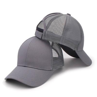 China 2020 COMMON Sale Factory Supply Sports Baseball Hat Hot Embroidery Sublimation Quality 5 6 Panel Canvas Mesh Cap for sale