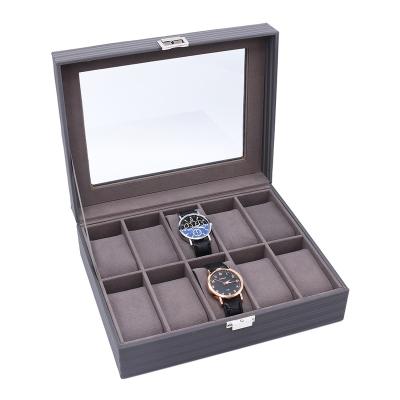 China PU Leather Factory Directly Supply Custom Design Luxury Wooden Box Wooden Watch Box for sale