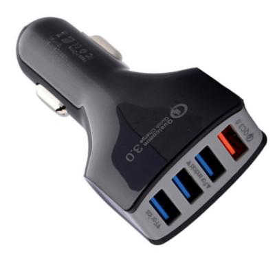 China UniversalÂ   QC3.0 4 Port USB Car Fast Charging Charger for sale