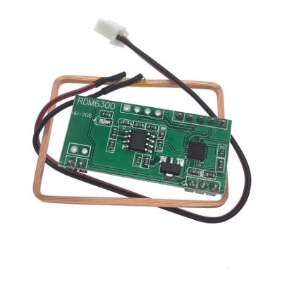 China RDM6300 Chip ID Card Reader RFID Module Radio Frequency Module UART Serial Port Single Output RDM6300 for sale