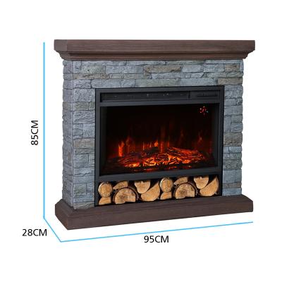 China Wholesale New Hotel Sale High Quality Well Type Decorative Electric Fireplace Fireplace Suite Electric Mantel for sale