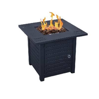 China New Product Outdoor Gas Iron Table Firepits 40000 Btu Auto Propane Fire Pits GF-22004 for sale