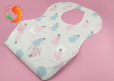 China Pattern Printing Disposable Baby Bibs Non Woven Fabric Disposable Bibs for sale