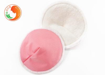 China Leakproof Reusable Nipple Pads Milk Spot Spill Pregnant Lactation Soft 3D Contoured OEM for sale