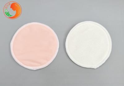 China Flat Breastfeeding Pads Washable 12cm 14cm Nipple Milk Crinkle Free Soft Wearable ODM for sale