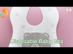 feeding food disposable baby bibs cartoon waterproof food catcher bibs