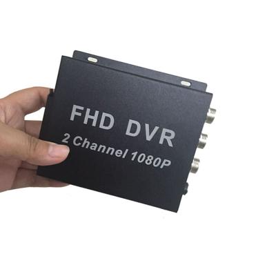 China Vehicle DVR 2CH DVR 1080P DVR Motion Detection SD MDVR Support 128GB SD Card for sale